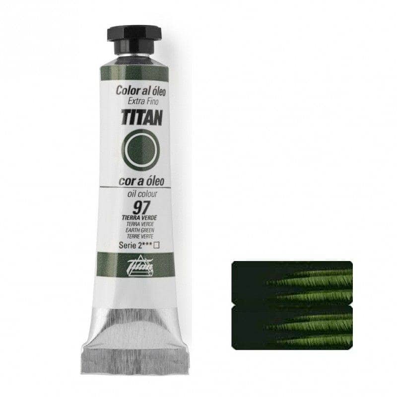 Oleo titan 20ml nº097 Serie 2 Tierra Verde TITAN Oferta CENTROARTESANO
