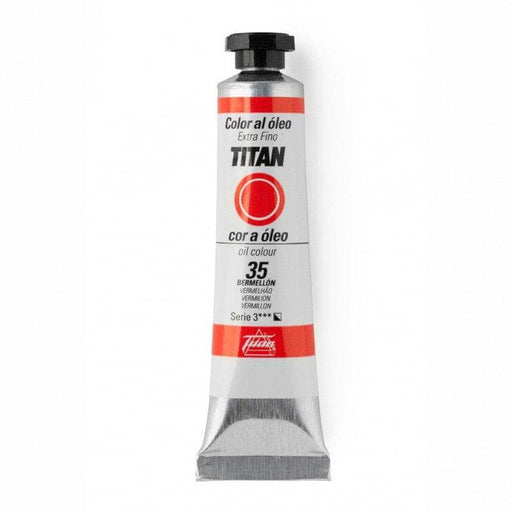 Oleo titan 20ml nº35 Bermellón TITAN Oferta CENTROARTESANO