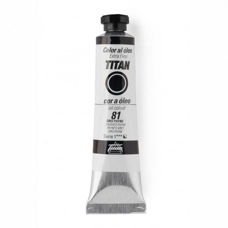 Oleo titan 20ml nº81 Gris Payne TITAN Oferta CENTROARTESANO