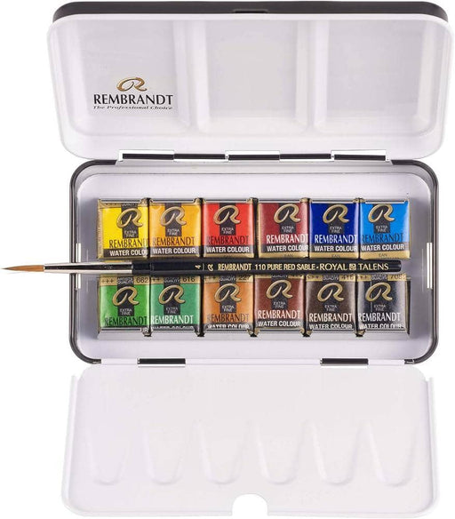 ESTUCHE ACUARELA REMBRANDT BOLSILLO 12 colores metalicos VAN GOGH Oferta CENTROARTESANO