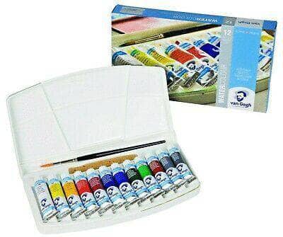 ESTUCHE ACUARELA VAN GOGH PLASTICO 12 TUBO VAN GOGH Oferta CENTROARTESANO