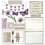 49 Market kit de 4 papeles scrap + 2 hojas de precortados coordinados AB STUDIO CENTROARTESANO