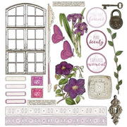 49 Market kit de 4 papeles scrap + 2 hojas de precortados coordinados AB STUDIO CENTROARTESANO