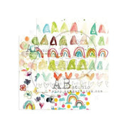 AB Studio kit 7 papeles scrap KIT-Magic whispers of fairytales AB STUDIO CENTROARTESANO