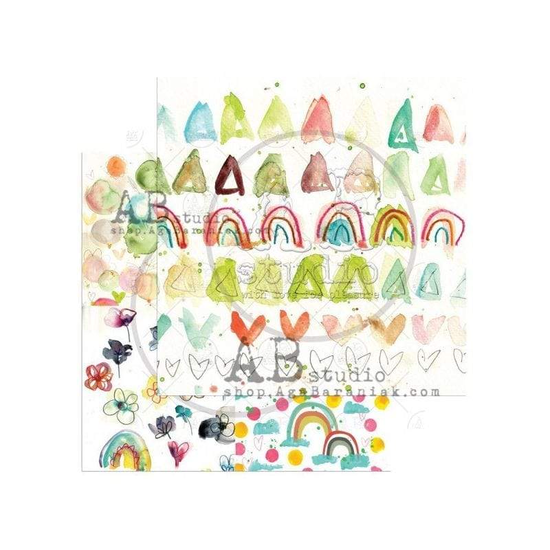 AB Studio kit 7 papeles scrap KIT-Magic whispers of fairytales AB STUDIO CENTROARTESANO