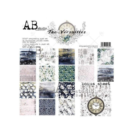 AB Studio kit 8 papeles scrap KIT- The Versailles AB STUDIO CENTROARTESANO