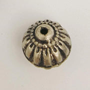 Abalorio plateado envejecido 18mm ABALORIO CENTROARTESANO