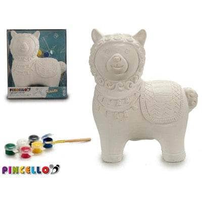 Figuras de ceramica kit huchas Llama ACP CENTROARTESANO