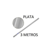 Rollo papel kraft 1x3m metalizado ACP plata CENTROARTESANO