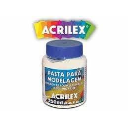 Pasta modelage (emulsion de polimero acrilico) Acrilex 250ml Pasta flexible ACRILEX CENTROARTESANO
