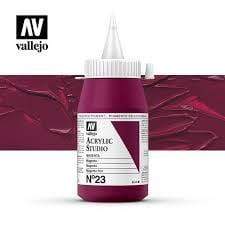 Vallejo pintura acrilica 500ml Nº23 magenta ACRYLICOS VALLEJO CENTROARTESANO