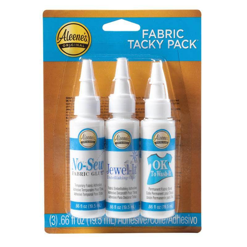 Aleenes tacky glue Mini pack 3x20ml para tela 25805 ALEENES CENTROARTESANO