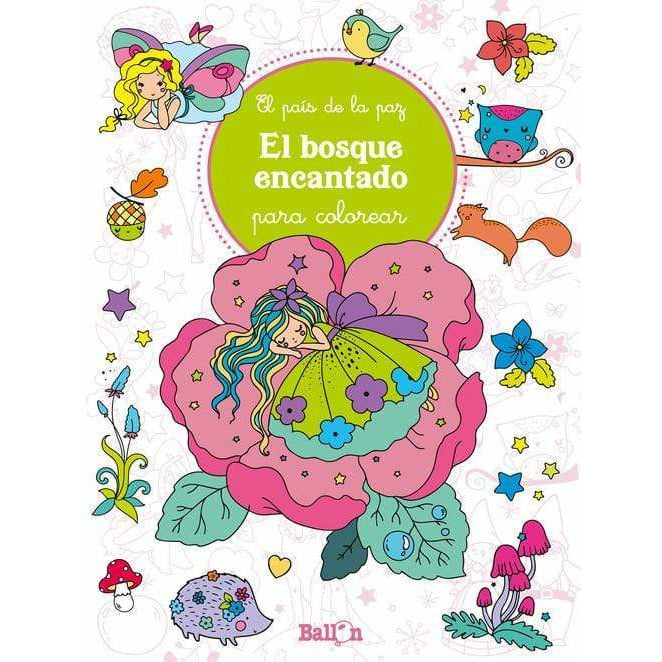 Ballon cuaderno para colorear el bosque encantado BALLON CENTROARTESANO