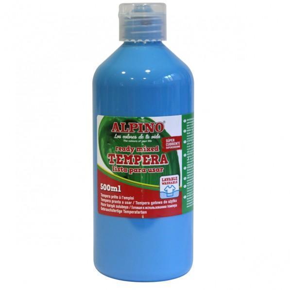 Alpino tempera 500ml azul cyan ALPINO CENTROARTESANO