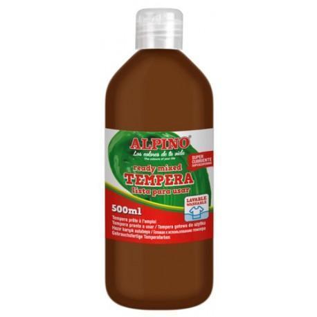 Alpino tempera 500ml marron ALPINO CENTROARTESANO