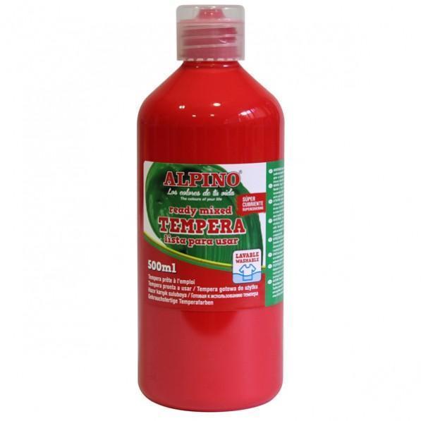 Alpino tempera 500ml rojo ALPINO CENTROARTESANO