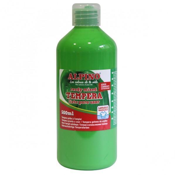 Alpino tempera 500ml verde claro ALPINO CENTROARTESANO