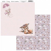 Amelie kit 6 papeles scrap KIT-01059 Nuestros pequeños amigos rosas Vol2 AMELIE CENTROARTESANO