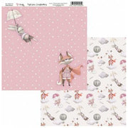 Amelie kit 6 papeles scrap KIT-01060 Nuestros pequeños amigos rosas Vol2 AMELIE CENTROARTESANO