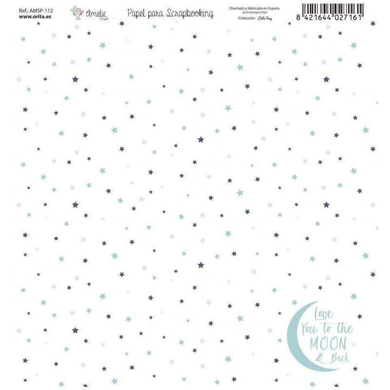 Amelie kit 8 papeles scrap KIT-01018 little boy AMELIE CENTROARTESANO