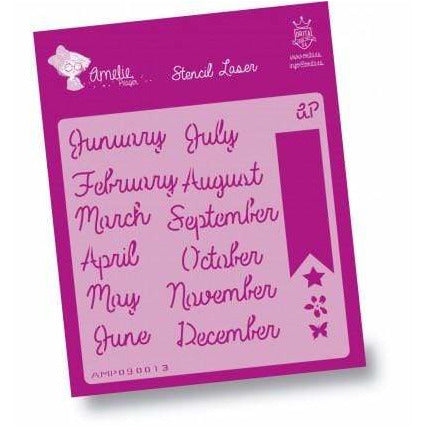 Plantilla stencil orita Amelie 15x15 amp090013 AMELIE CENTROARTESANO