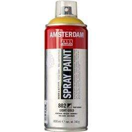 Amsterdam Pintura acrilica en Spray 400ml 802 oro claro AMSTERDAM CENTROARTESANO