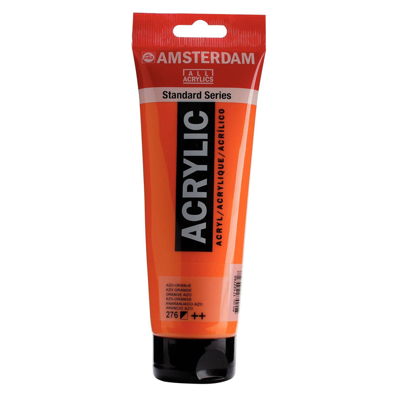 Copia de Standard Series Colores Acrílicos Tubo 250 ml Anaranjado Azo 276 AMSTERDAM CENTROARTESANO