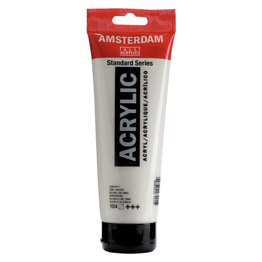 Copia de Standard Series Colores Acrílicos Tubo 250 ml Blanco de Cinc 104 AMSTERDAM CENTROARTESANO
