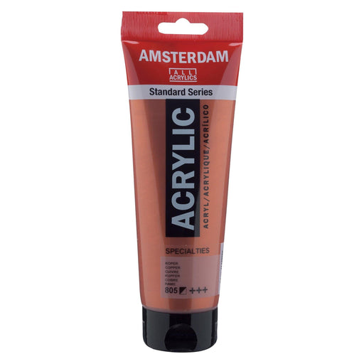 Standard Series Colores Acrílicos Tubo 250 ml Cobre 805 AMSTERDAM CENTROARTESANO