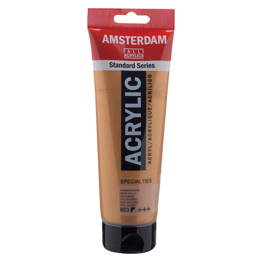 Standard Series Colores Acrílicos Tubo 250 ml Oro Oscuro 803 AMSTERDAM CENTROARTESANO
