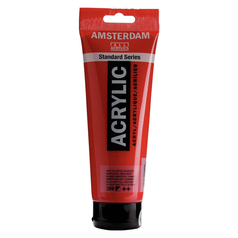 Standard Series Colores Acrílicos Tubo 250 ml Rojo Naftol Oscuro 399 AMSTERDAM CENTROARTESANO