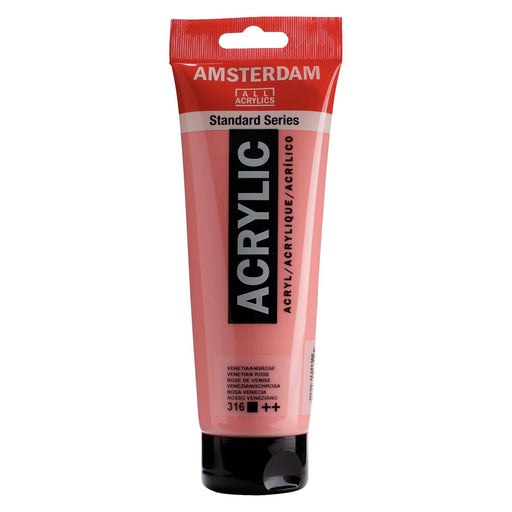Standard Series Colores Acrílicos Tubo 250 ml Rosa Venecia 316 AMSTERDAM CENTROARTESANO