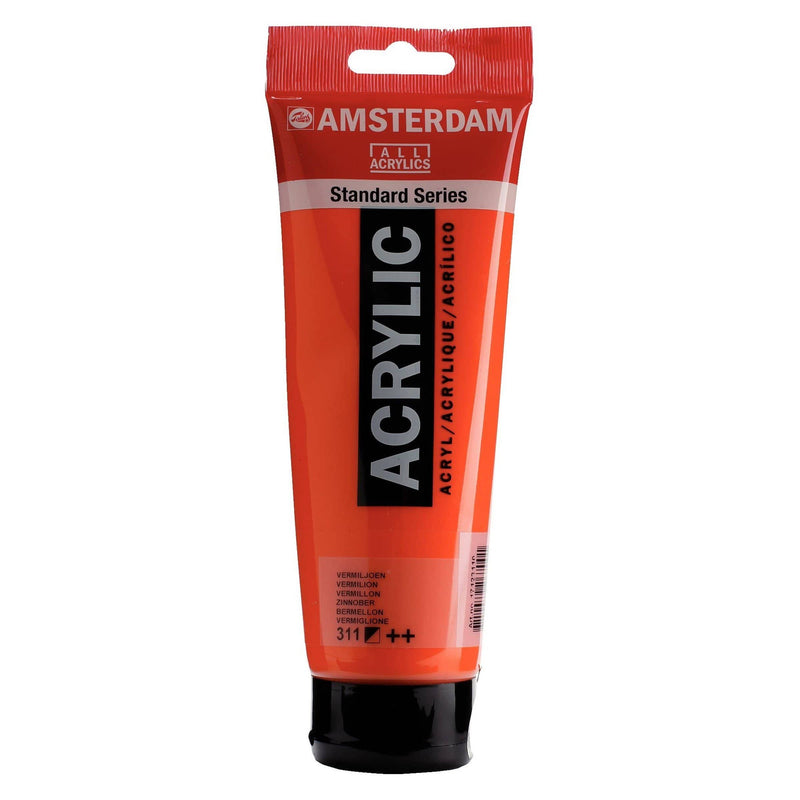 Standard Series Colores Acrílicos Tubo 250ml 311 Bermellón AMSTERDAM CENTROARTESANO