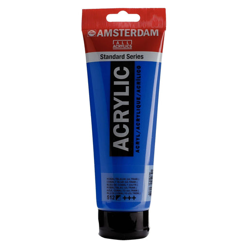 Standard Series Colores Acrílicos Tubo 250ml 512 Azul Colbalto ultramar AMSTERDAM CENTROARTESANO