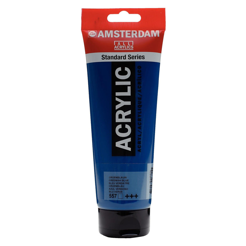 Standard Series Colores Acrílicos Tubo 250ml 557 Azul Verde AMSTERDAM CENTROARTESANO