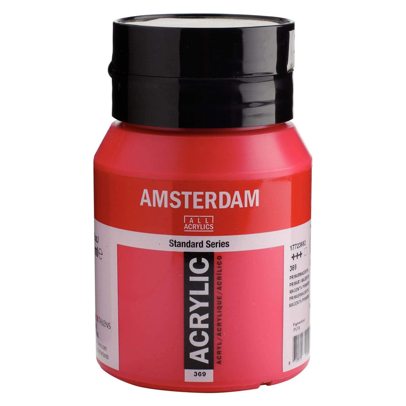 Standard Series Colores Acrílicos Tubo 500 ml Magenta Primario 369 AMSTERDAM CENTROARTESANO