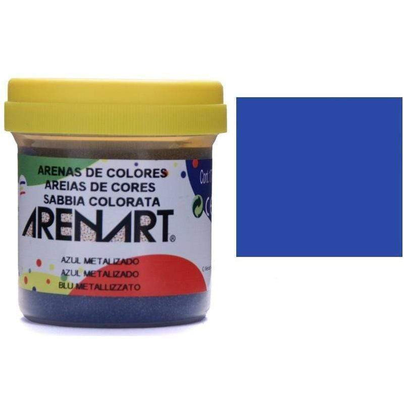 Arenart 170gr 043 azul metalizado ARENART CENTROARTESANO