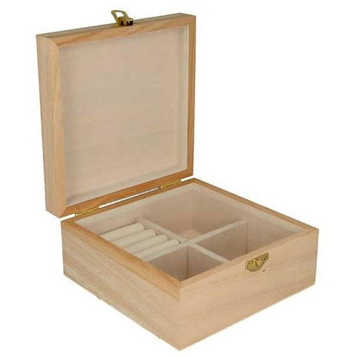 Artemio caja joyero madera 16x16x8cm 14002531 ARTEMIO CENTROARTESANO