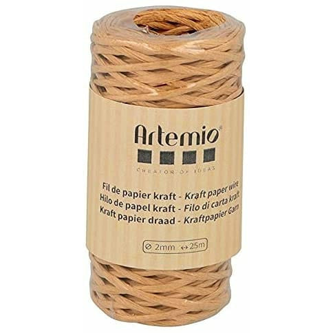 Artemio cordón de papel craft de 2mmx 25m ARTEMIO CENTROARTESANO