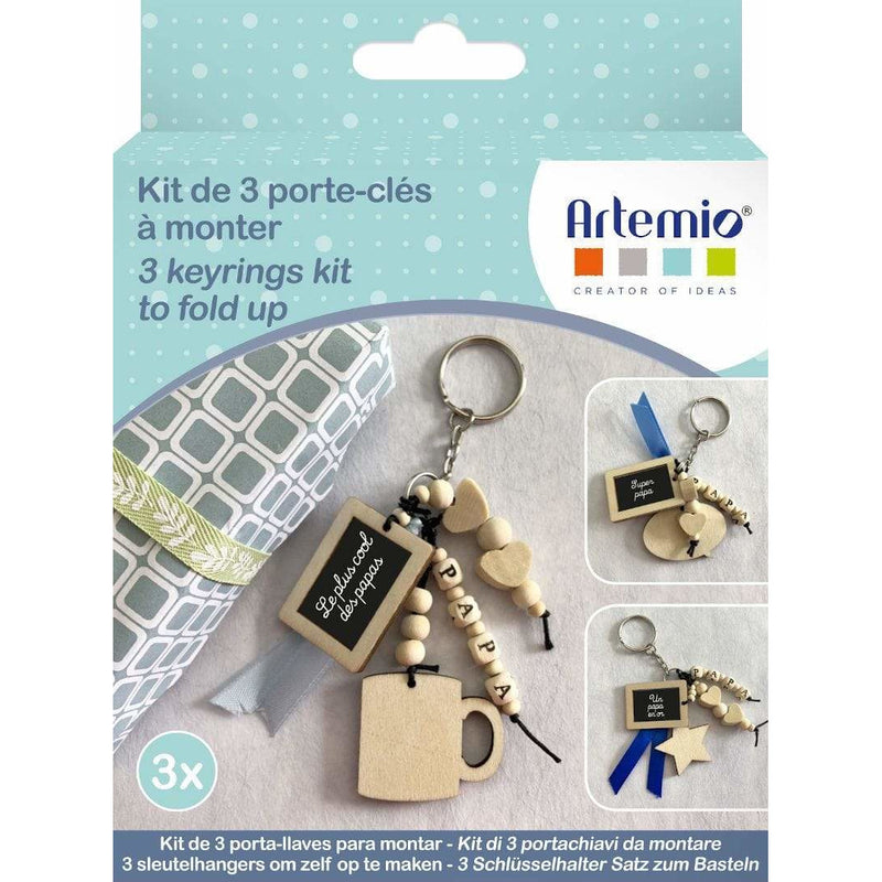 Artemio kit 3 porta llaves para montar 14003161 ARTEMIO CENTROARTESANO