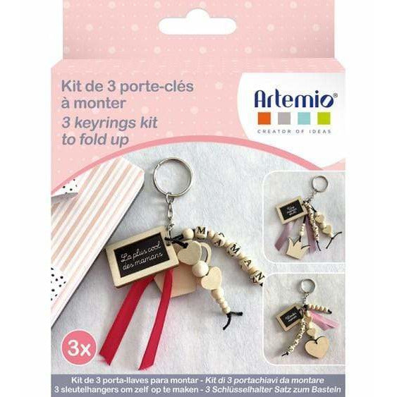 artemio kit 3 porta llaves para montar 14003162 ARTEMIO CENTROARTESANO