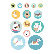 Artemio Pegatinas Amigos de la familia 11004724 Perritos ARTEMIO CENTROARTESANO