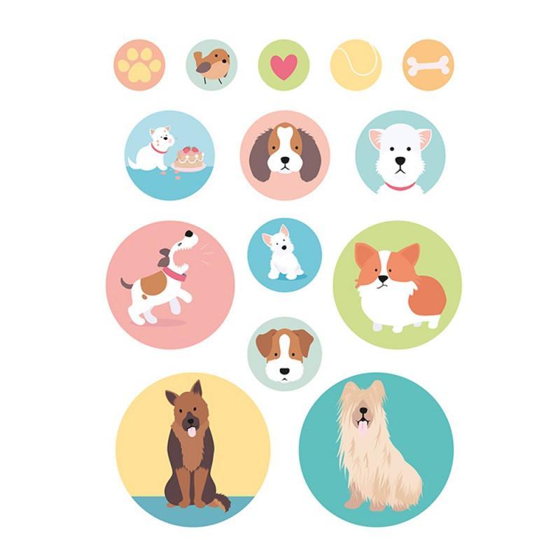 Artemio Pegatinas Amigos de la familia 11004724 Perritos ARTEMIO CENTROARTESANO
