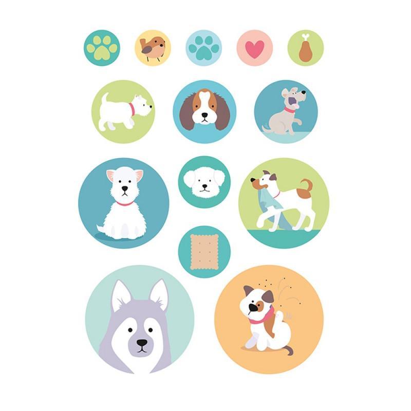 Artemio Pegatinas Amigos de la familia 11004724 Perritos ARTEMIO CENTROARTESANO