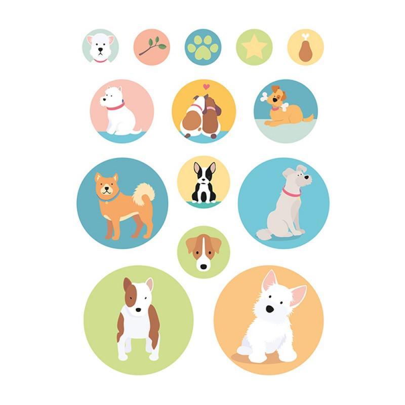 Artemio Pegatinas Amigos de la familia 11004724 Perritos ARTEMIO CENTROARTESANO