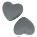 Artemio perlas de silicona corazon 2x29x19x12mm 21009032 gris ARTEMIO CENTROARTESANO