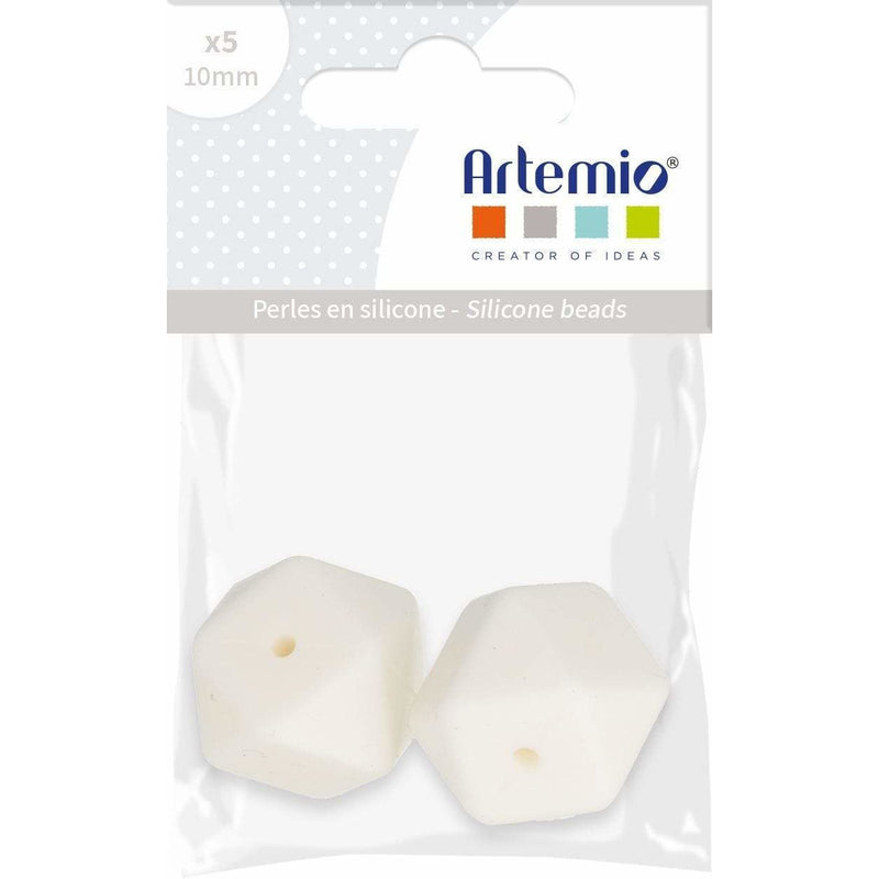 Artemio perlas de silicona hexagono 2x17mm 21009015 blanco ARTEMIO CENTROARTESANO