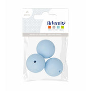 Artemio perlas de silicona redondas 3x15mm 21009012 azul pastel ARTEMIO CENTROARTESANO
