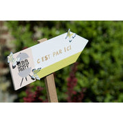 Artemio placa madera 30x10 forma flecha 14002313 ARTEMIO CENTROARTESANO