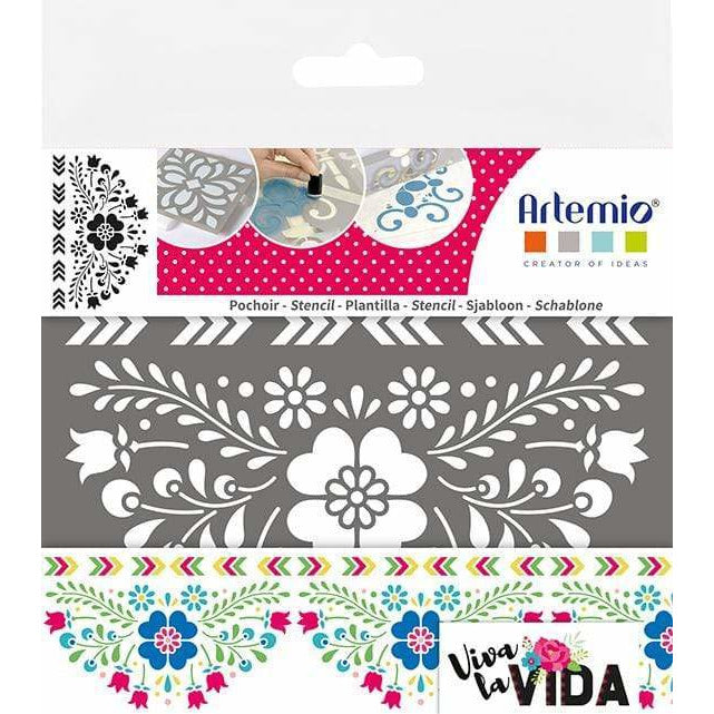 Artemio plantilla 10x15 15020103 Viva la vida flor